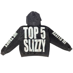 GODSPEED Top 5 Slizzy VVS Hoodie (Black Wash) - Gravity NYC