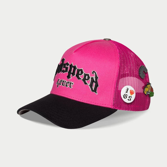 GODSPEED GS Forever Trucker Hat (Pink/Black) - Gravity NYC