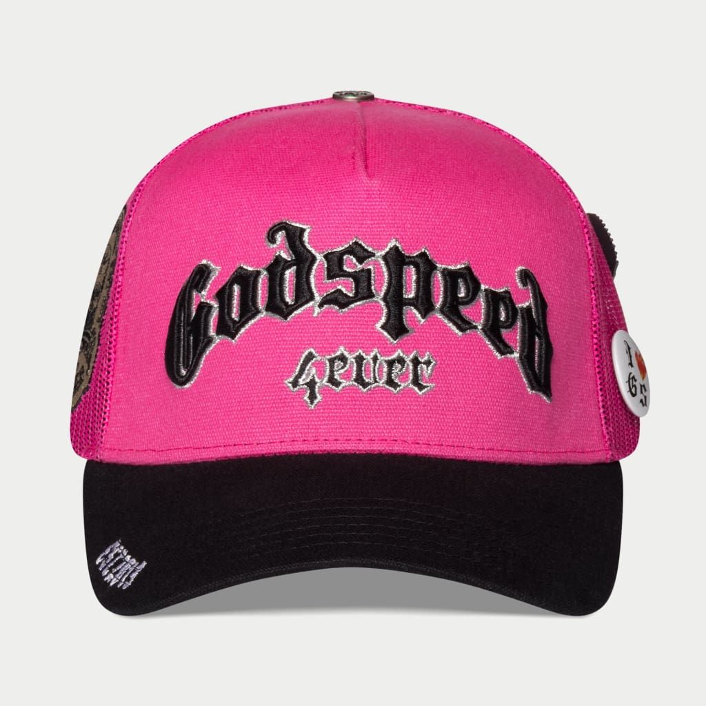 GODSPEED GS Forever Trucker Hat (Pink/Black) - Gravity NYC