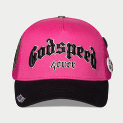 GODSPEED GS Forever Trucker Hat (Pink/Black) - Gravity NYC