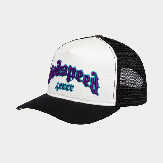 GODSPEED GS Forever Trucker Hat (Teal/Purple) - Gravity NYC