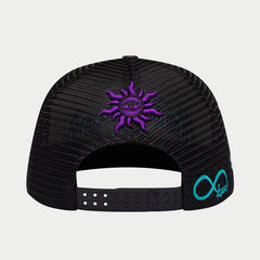 GODSPEED GS Forever Trucker Hat (Teal/Purple) - Gravity NYC
