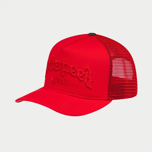 GODSPEED GS Forever Trucker Hat (Red) - Gravity NYC