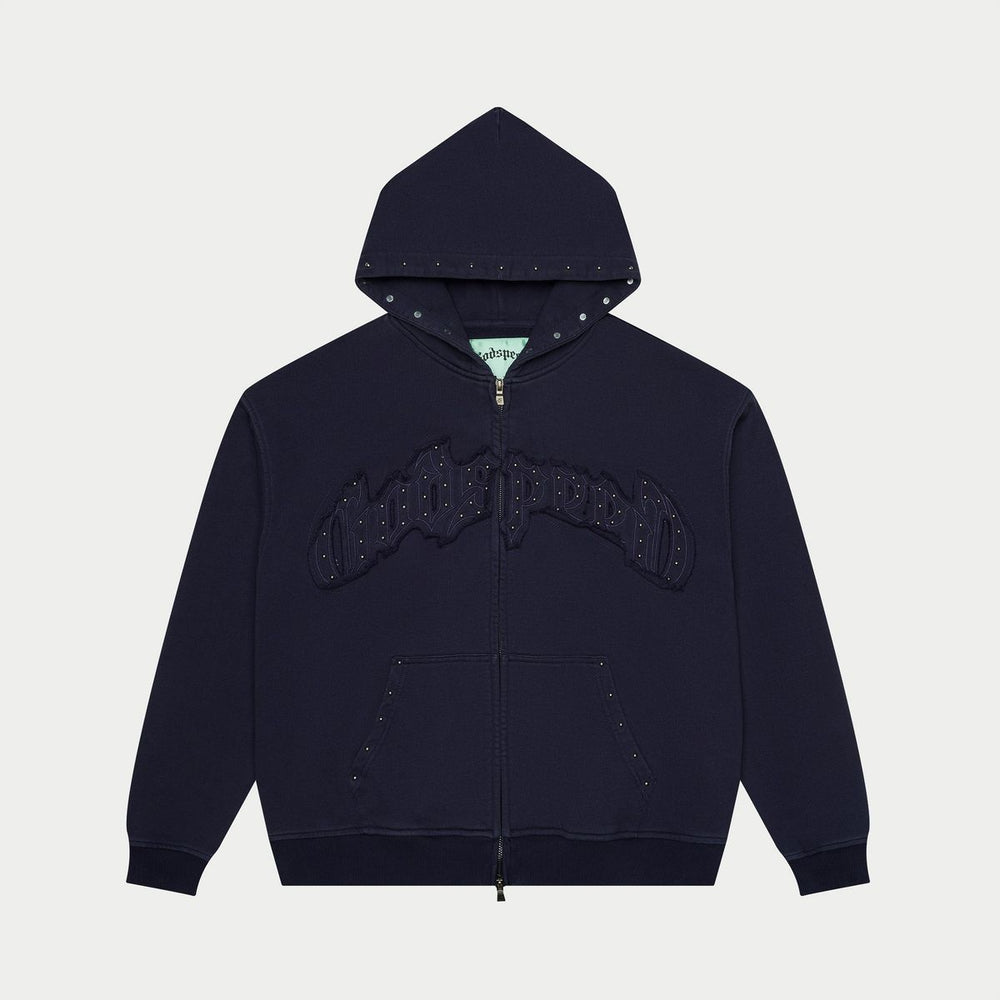 GODSPEED Symmetric Studded Sweatsuit Set (Navy) - Gravity NYC