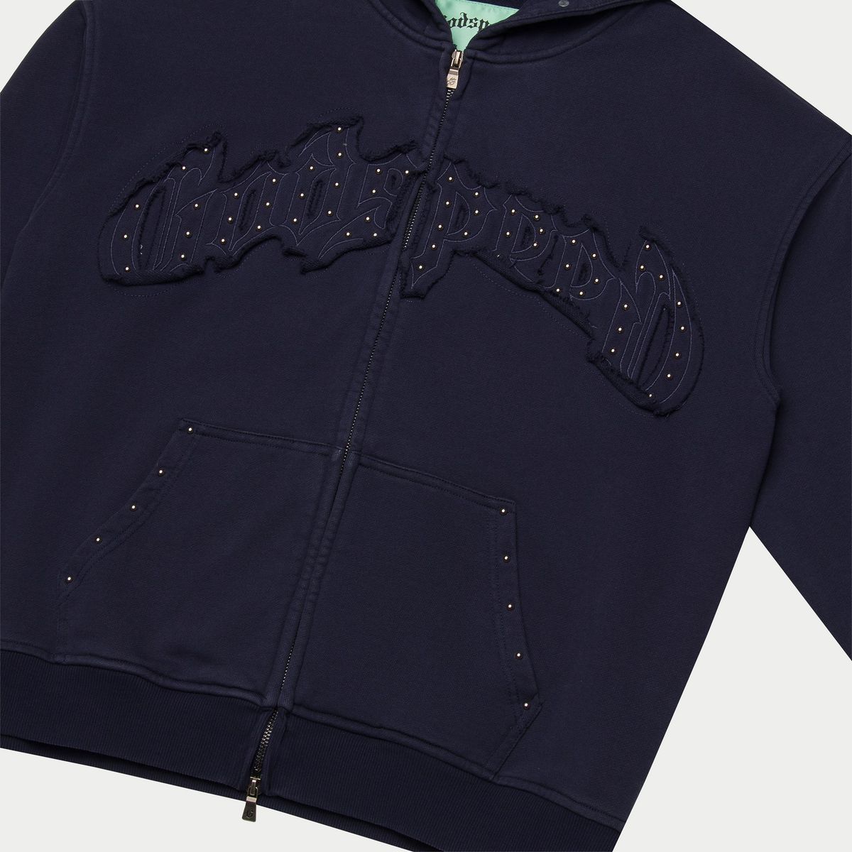 GODSPEED Symmetric Studded Sweatsuit Set (Navy)