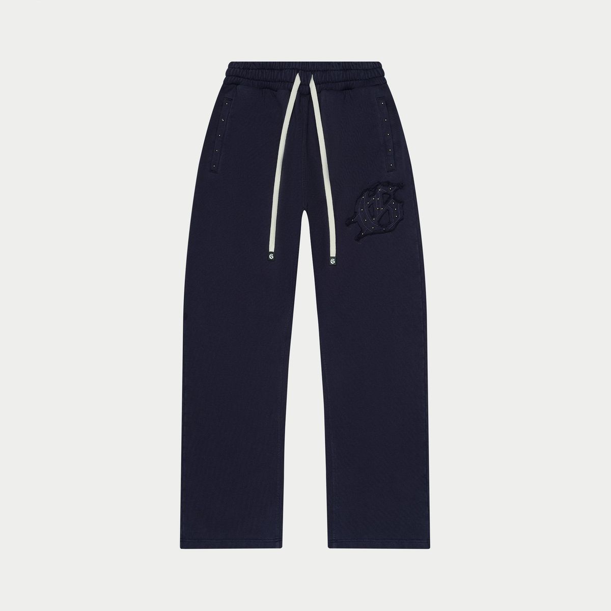 GODSPEED Symmetric Studded Sweatsuit Set (Navy)