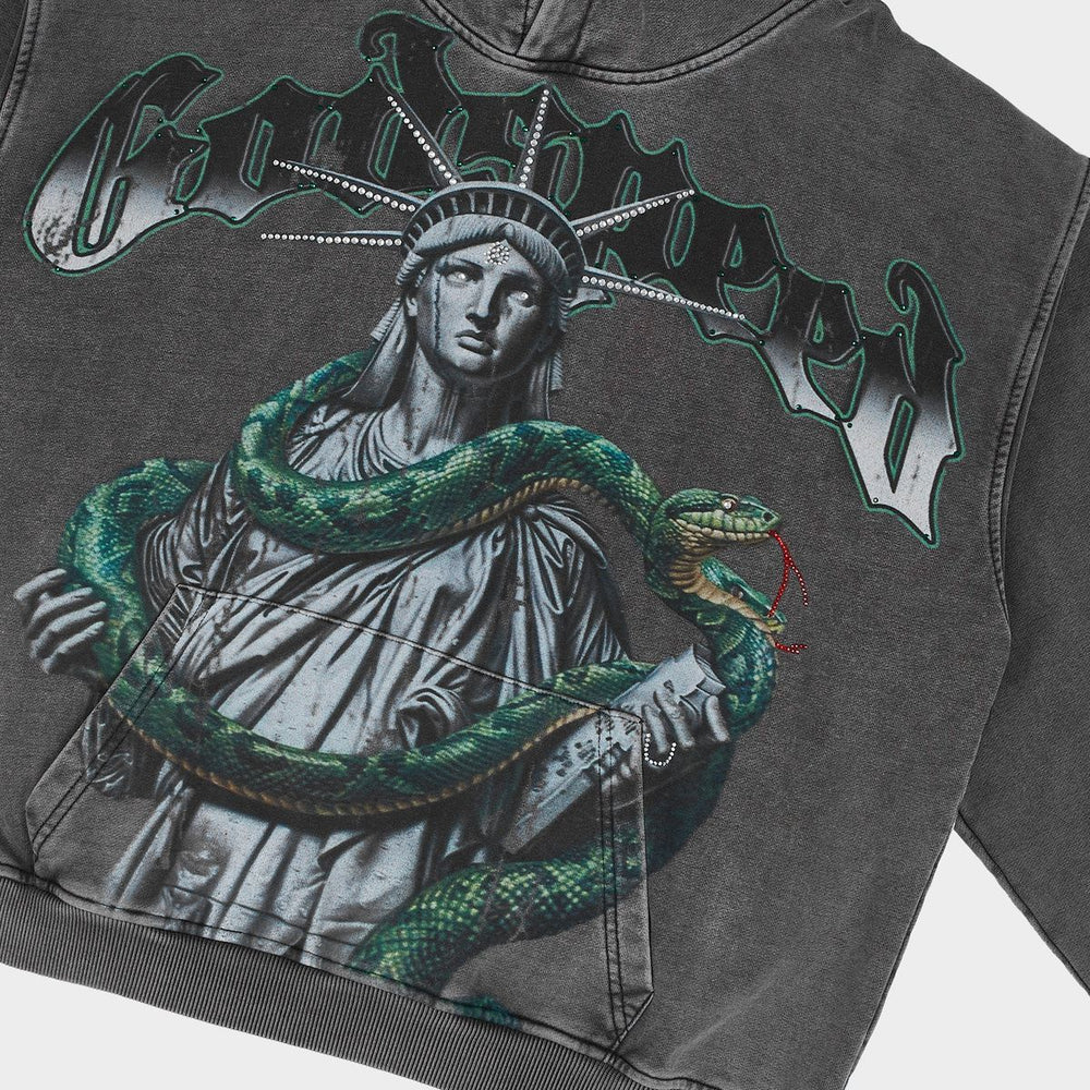 GODSPEED Top 5 Slizzy VVS Hoodie (Grey Wash) - Gravity NYC