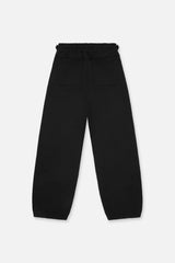 RTA Rafa Oversized Sweatpants Black Fingerprint Logo