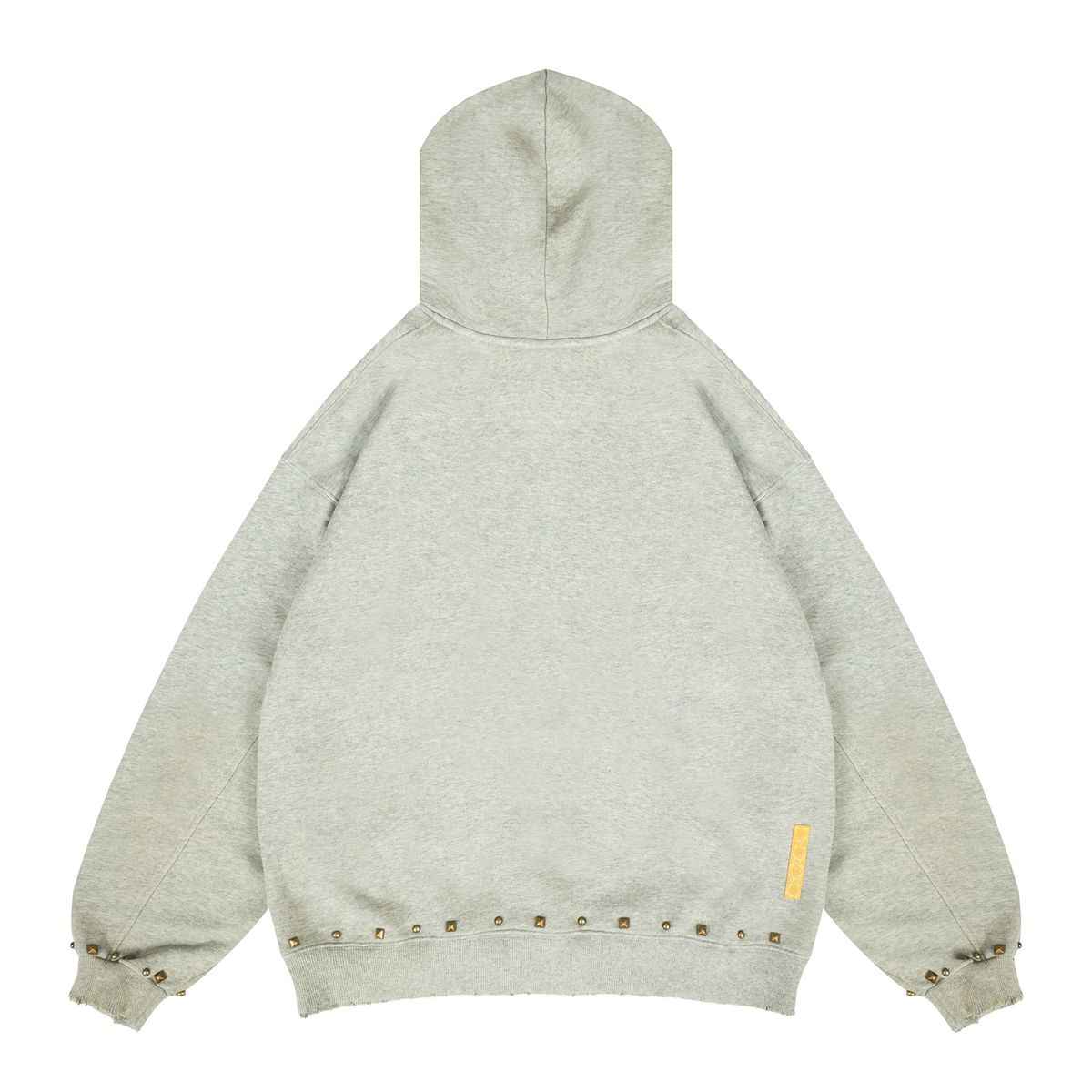 WHEN SMOKE CLEARS Studded Logo Hoodie