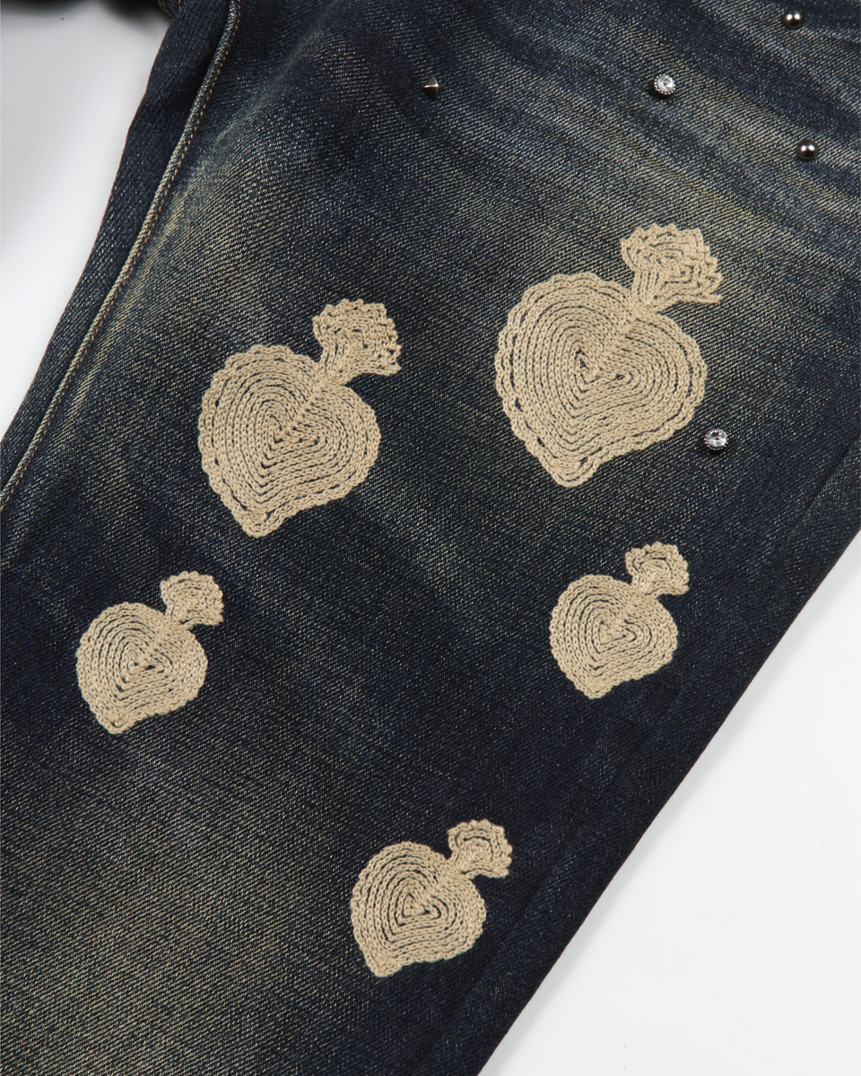 WHEN SMOKE CLEARS Men's Baggy Fit Jeans and Denim at Gravity NYC