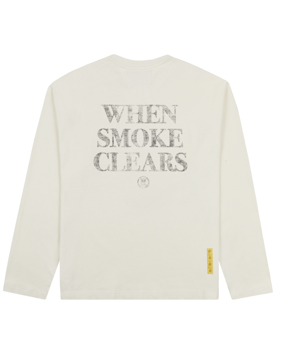 WHEN SMOKE CLEARS Men's Long-Sleeve T-Shirts at Gravity NYC