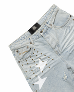 WHEN SMOKE CLEARS Men's Jean Shorts and Denim Shorts at Gravity NYC