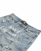 WHEN SMOKE CLEARS Men's Jean Shorts and Denim Shorts at Gravity NYC