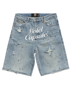 WHEN SMOKE CLEARS Men's Jean Shorts and Denim Shorts at Gravity NYC