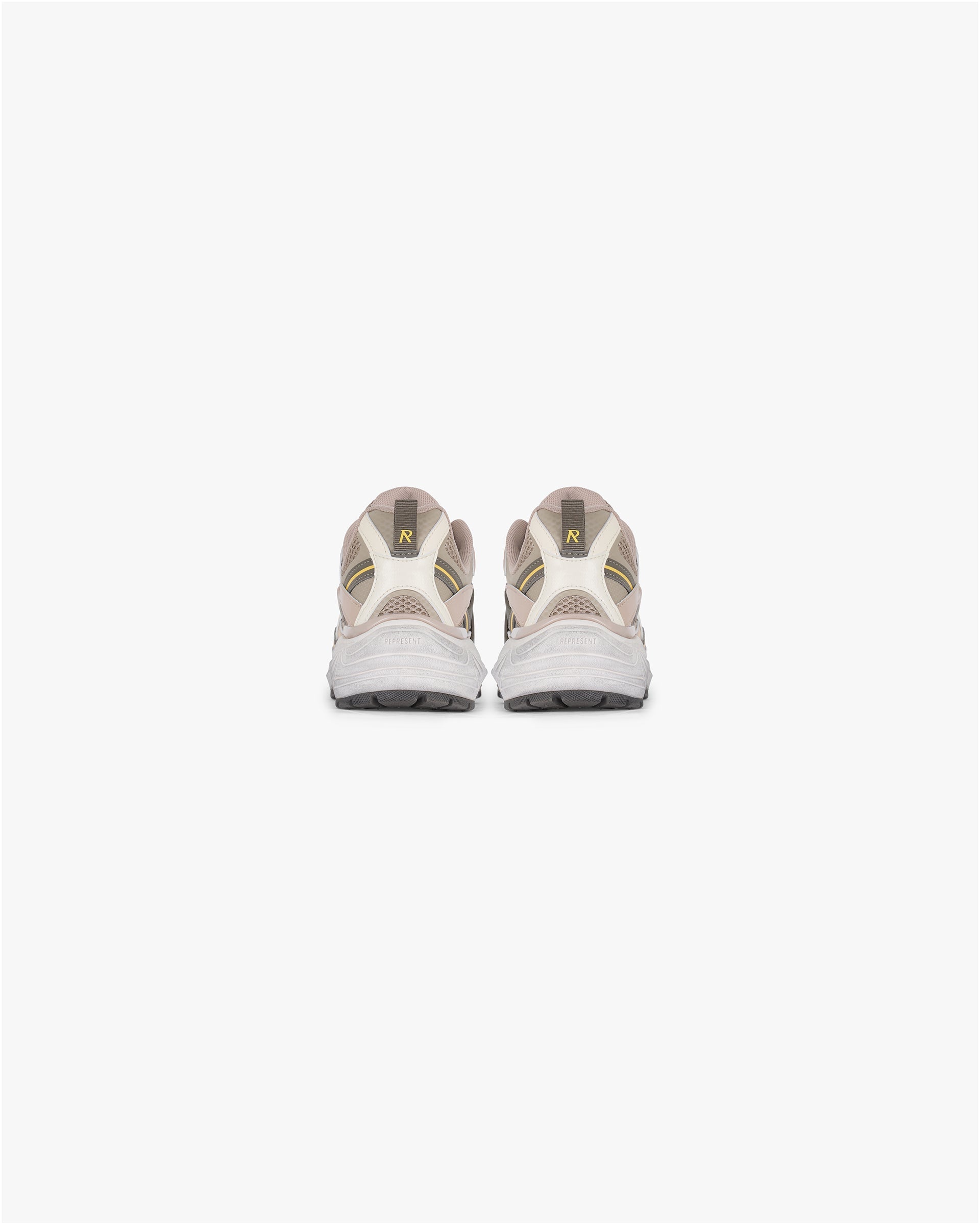 REPRESENT Storm Runner Taupe/Yellow - Gravity NYC