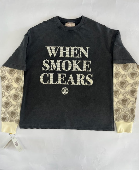 WHEN SMOKE CLEARS T-SHIRT Gravity NYC