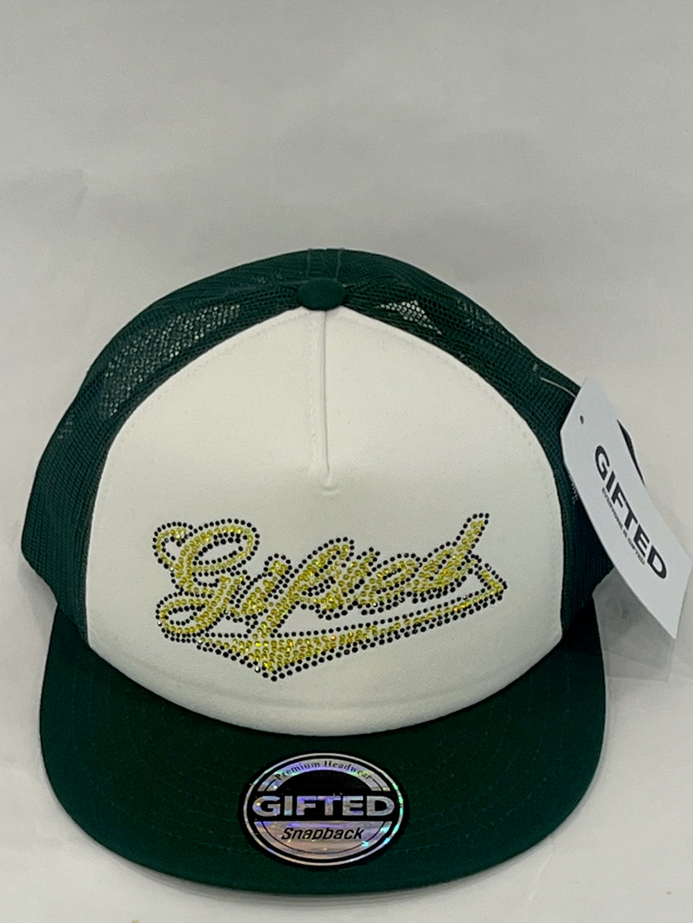 EVERYONE IS GIFTED Script Hat (Green) - Gravity NYC
