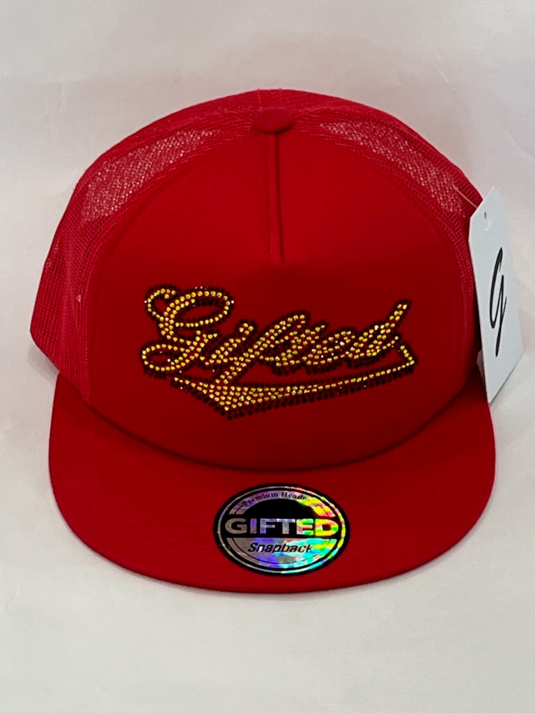 EVERYONE IS GIFTED Script Hat (Red) - Gravity NYC