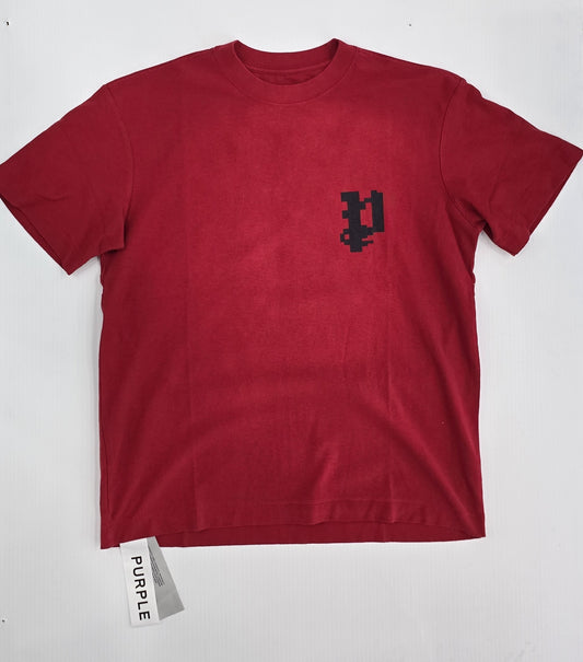 PURPLE BRAND P104 Pixelated Gothic Tee - Gravity NYC