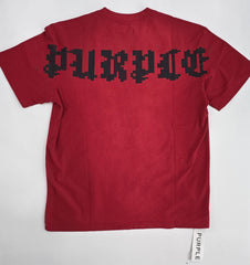 PURPLE BRAND P104 Pixelated Gothic Tee - Gravity NYC