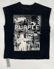 PURPLE BRAND M1072 Heavyweight Textured Jersey Sleeveless Top - Gravity NYC