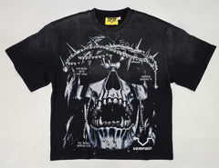 VERIFIED STAR Jesus Crying Rhinestone T-Shirt