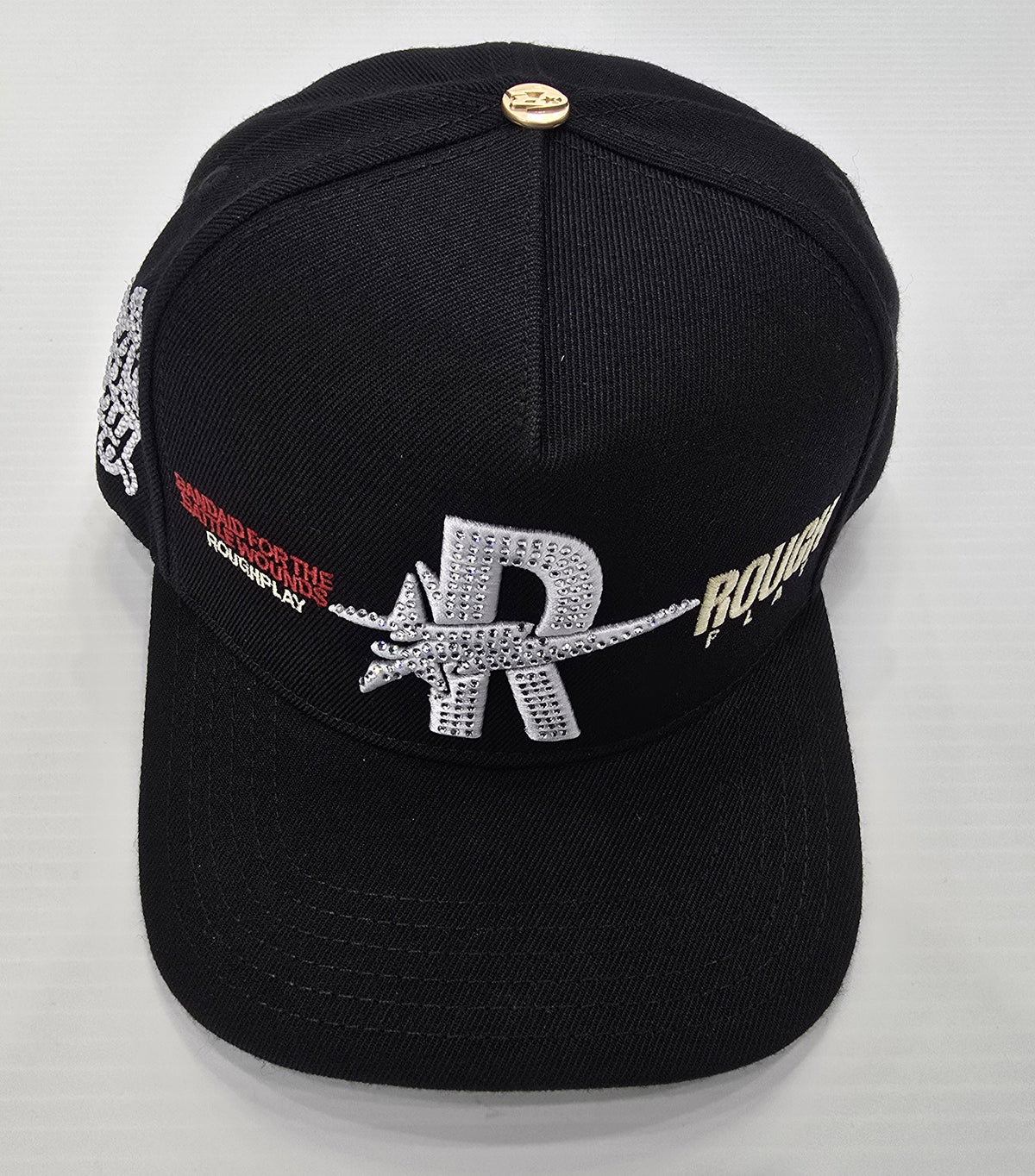 ROUGHPLAY CLOTHING Diamond Snapback (Black/White) - Gravity NYC