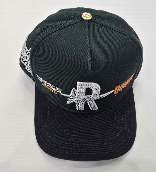 ROUGHPLAY CLOTHING Diamond Snapback (Green/Navy) - Gravity NYC