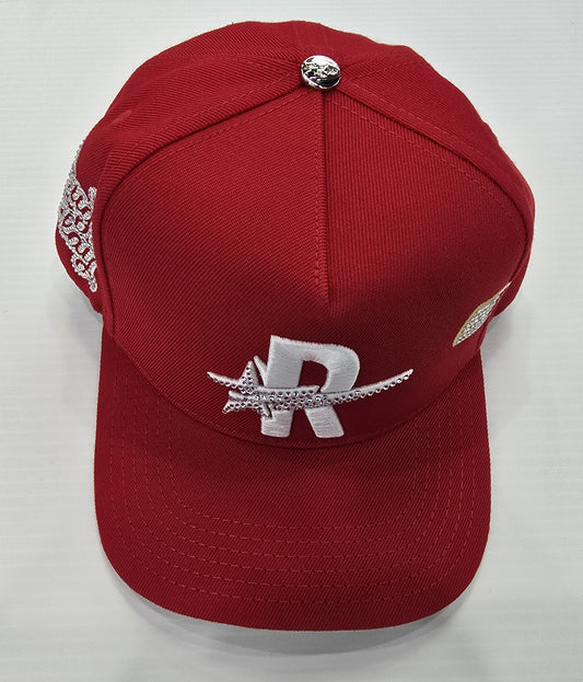 ROUGHPLAY CLOTHING Diamond Snapback (Red/White) - Gravity NYC