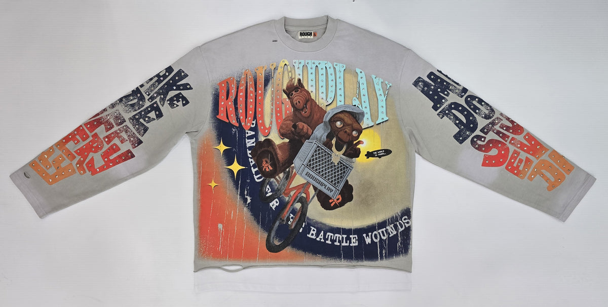 ROUGHPLAY CLOTHING E.T. Long Sleeve (Grey) - Gravity NYC