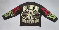 ROUGHPLAY CLOTHING Skull and Roses Long Sleeve (Brown) - Gravity NYC