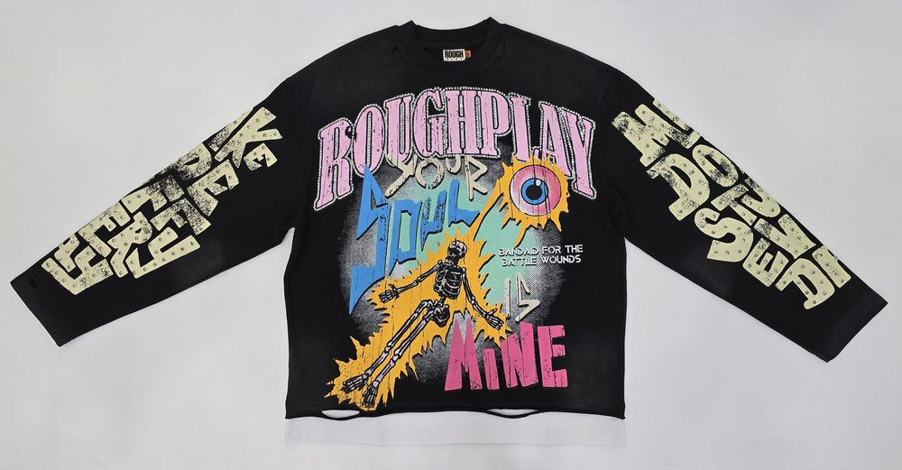 ROUGHPLAY CLOTHING Soul is Mine Long Sleeve (Black) - Gravity NYC