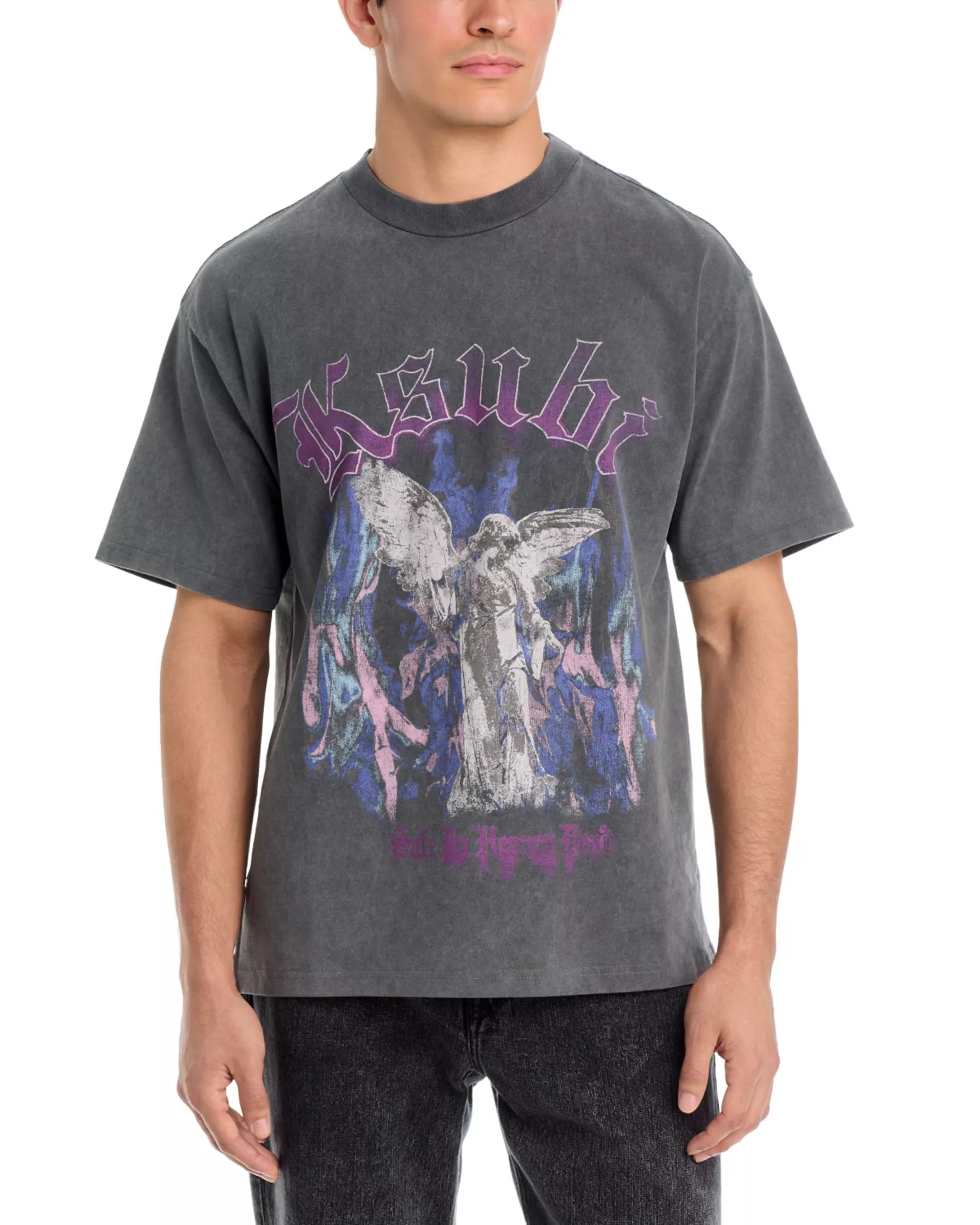 Camiseta KSUBI Fallen Ekcess SS color carbón Imagen principal del producto