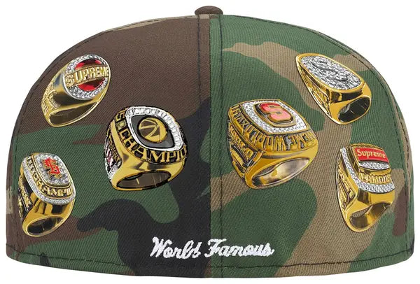 SUPREME X NEW ERA Rings Box Logo Fitted Hat Secondary image