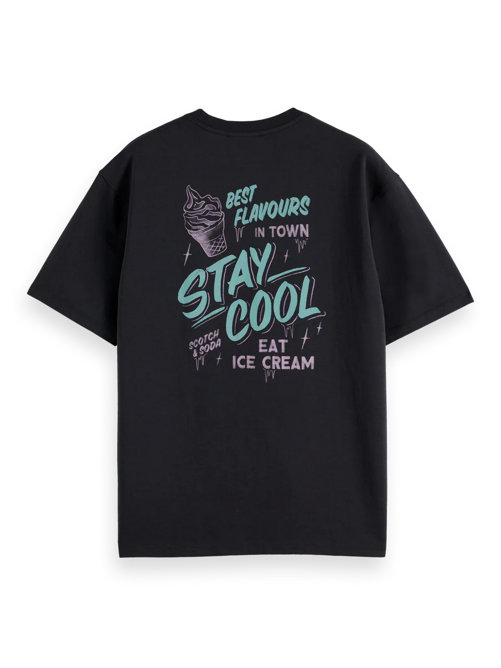 SCOTCH AND SODA Relaxed-Fit Front and Back Artwork T-Shirt - Gravity NYC