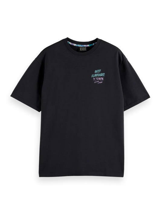 SCOTCH AND SODA Relaxed-Fit Front and Back Artwork T-Shirt - Gravity NYC