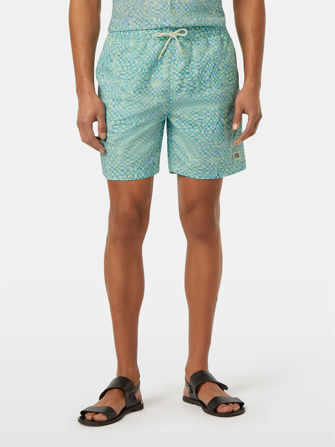SCOTCH AND SODA Mini-Printed Mid-Length Swimshort - Gravity NYC