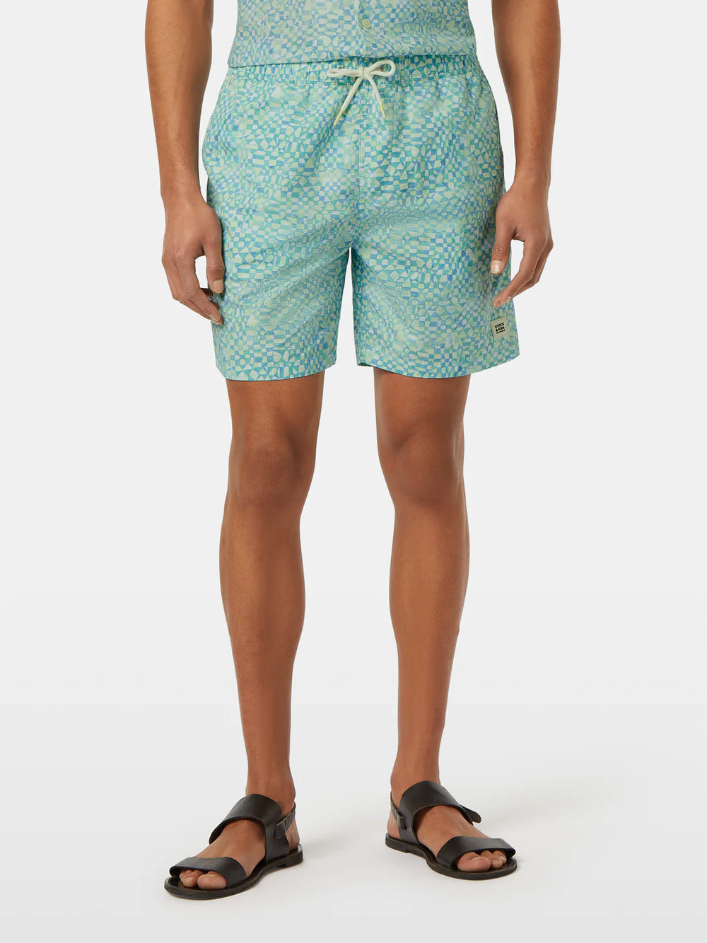 SCOTCH AND SODA Mini-Printed Mid-Length Swimshort - Gravity NYC