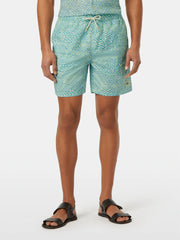 SCOTCH AND SODA Mini-Printed Mid-Length Swimshort - Gravity NYC