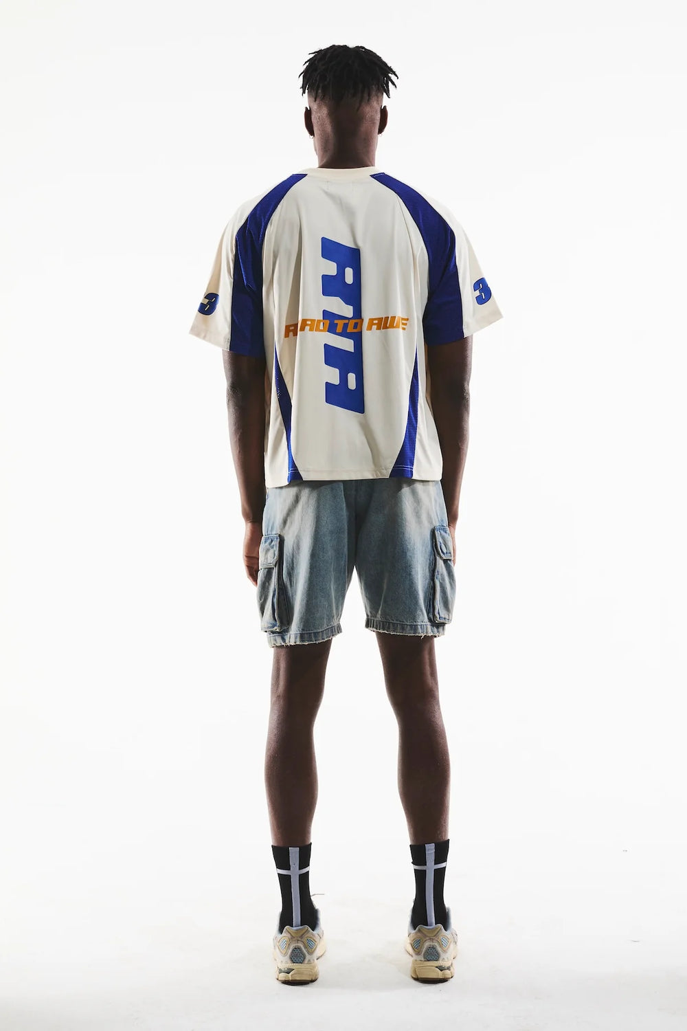 RTA Joseph Frayed Indigo Dusk Shorts - Gravity NYC