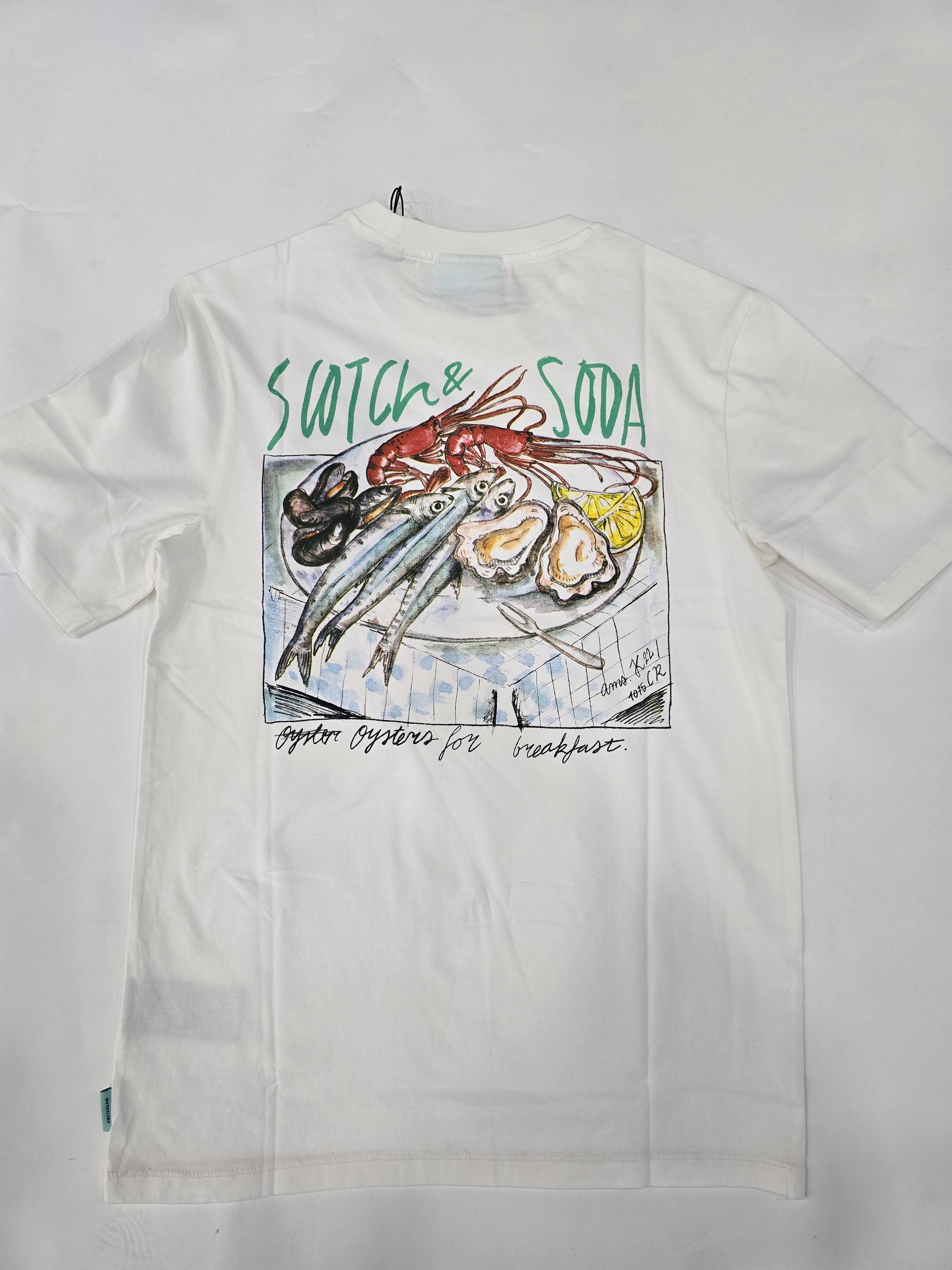 SCOTCH & SODA Front Back Artwork T-Shirt