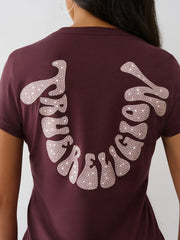 TRUE RELIGION Crystal Horseshoe Crew Tee - Gravity NYC
