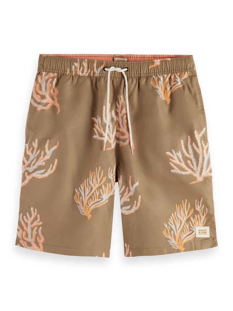 SCOTCH & SODA Fave-Cotton/Linen Bermuda Shorts