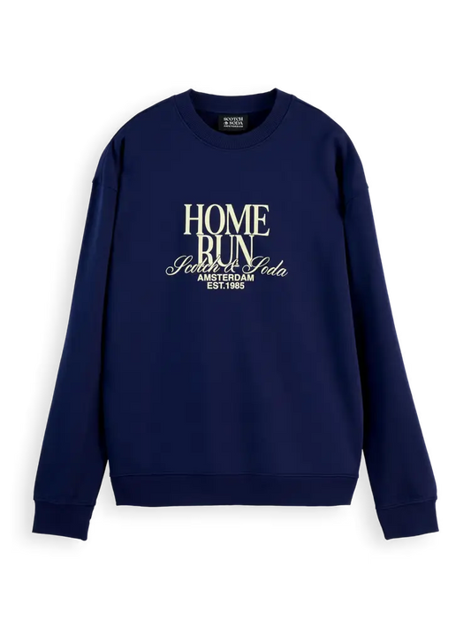 SCOTCH & SODA Home Run Relaxed Fit Sweatshirt