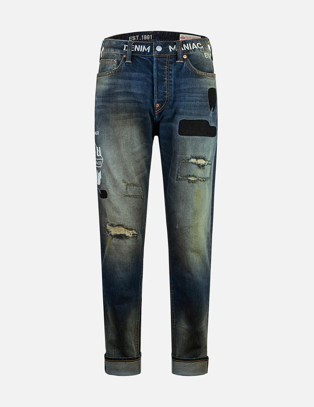 EVISU Men's Slim Fit Jeans and Denim at Gravity NYC