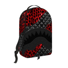 SPRAYGROUND Red Leopard Puffer DLX Backpack B7629 - Gravity NYC
