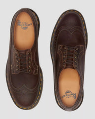 DR. MARTENS 3989 Crazy Horse Leather Brogue Shoes - Gravity NYC