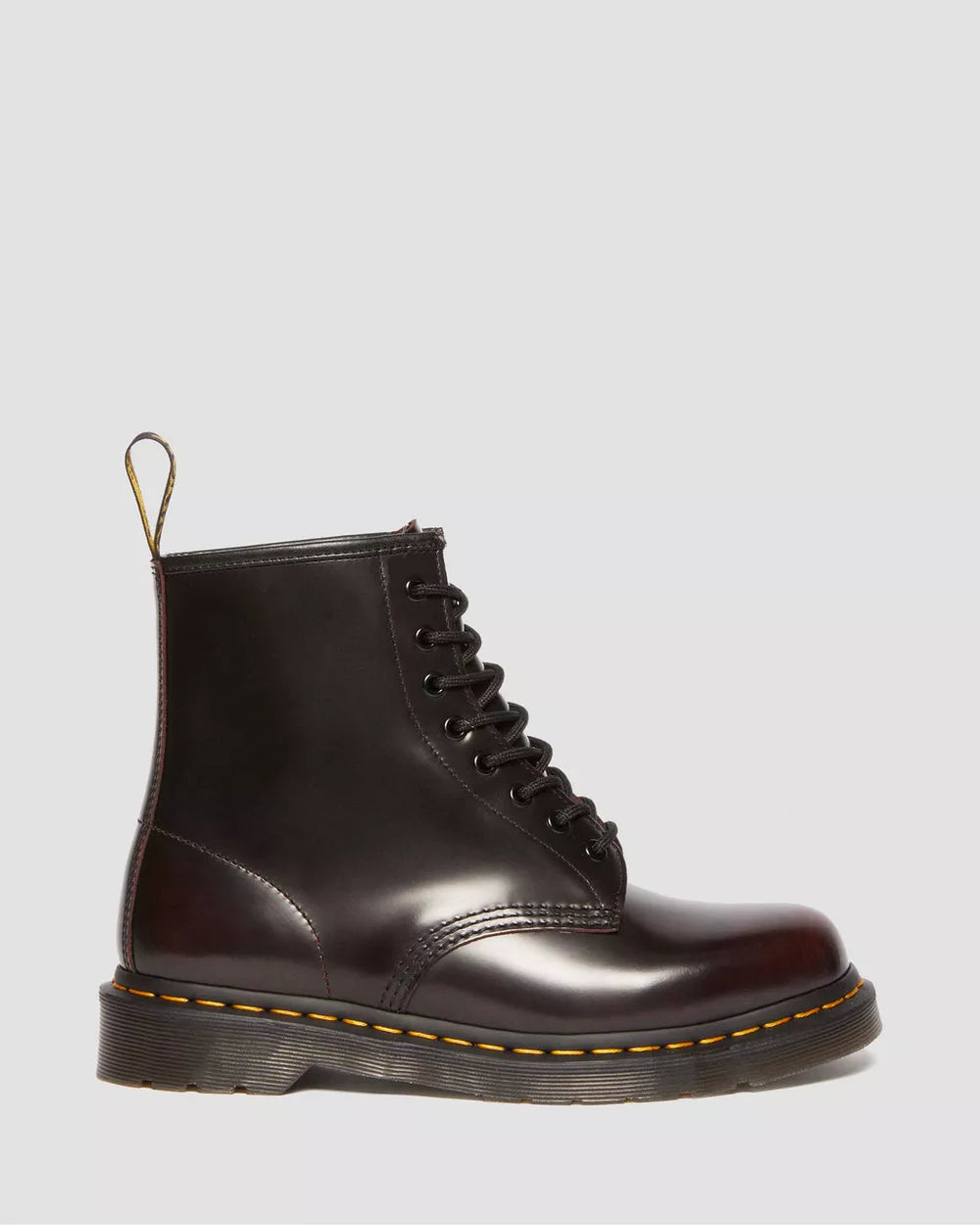DR. MARTENS 1460 Arcadia Leather Boots in Cherry Red Arcadia - Gravity NYC