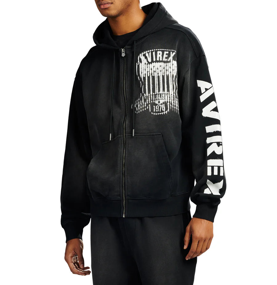 AVIREX Men's Zip-Up Hoodies at Gravity NYC