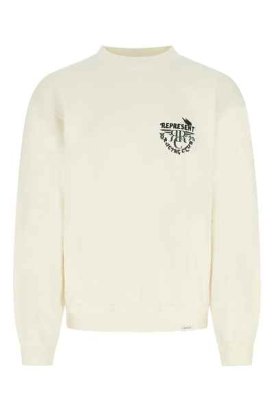 REPRESENT Racing Club Sweatshirt White - Gravity NYC